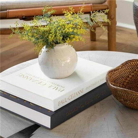 Linen Decorative Faux Books Set Coffee Table Book Storage Box Home Decor - Picture 3 of 7